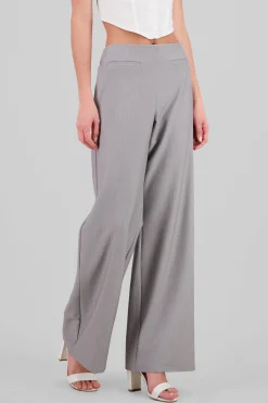 Shasa Wide Leg Pants with Piping