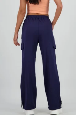 Shasa Wide Leg Pants with Stripe Detail
