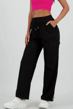 Shasa Wide Leg Pants with Stripe Detail