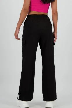 Shasa Wide Leg Pants with Stripe Detail