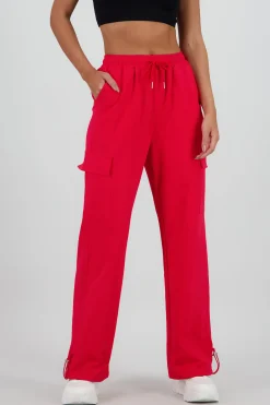 Shasa Wide Leg Pants with Stripe Detail
