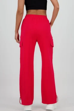 Shasa Wide Leg Pants with Stripe Detail