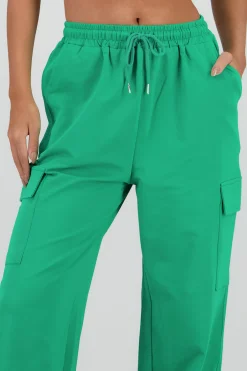 Shasa Wide Leg Pants with Stripe Detail