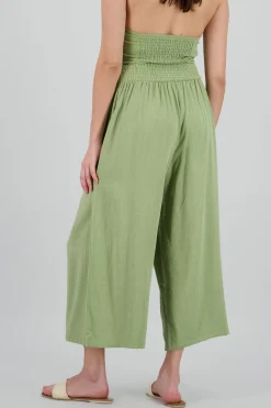 Shasa Wide Leg Pants with Two Pleats