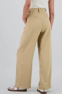 Shasa Wide Leg Pants with Waistband Detail