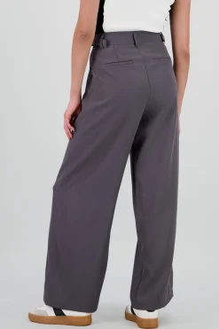 Shasa Wide Leg Pants with Waistband Detail