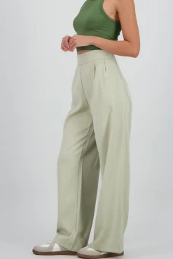 Shasa Wide Leg Pants with Waistband