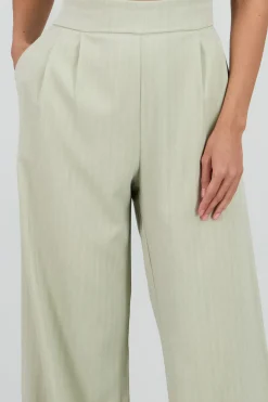 Shasa Wide Leg Pants with Waistband