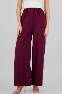 Shasa Wide Leg Plain Pants