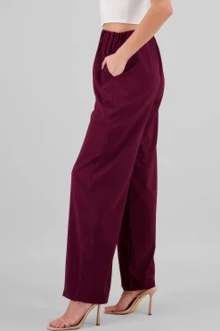 Shasa Wide Leg Plain Pants