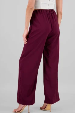 Shasa Wide Leg Plain Pants