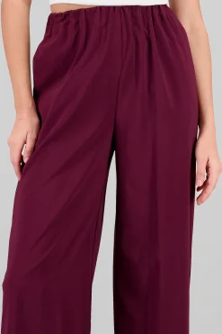 Shasa Wide Leg Plain Pants
