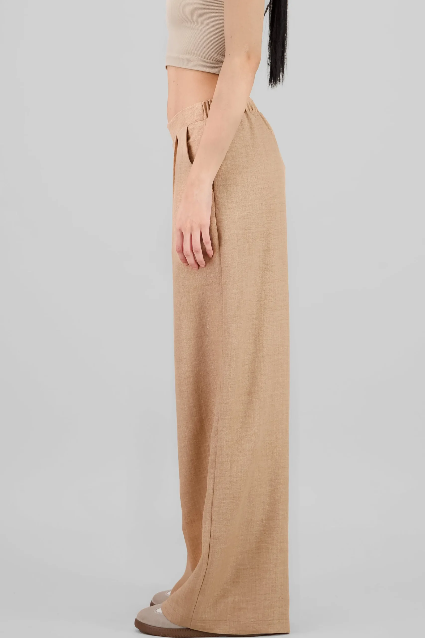 Shasa Wide Leg Pleated Pants