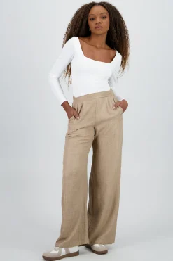 Shasa Wide Leg Pleated Pants