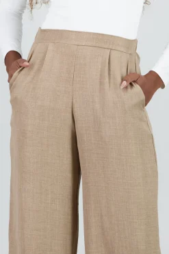 Shasa Wide Leg Pleated Pants