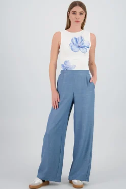 Shasa Wide Leg Pleated Pants
