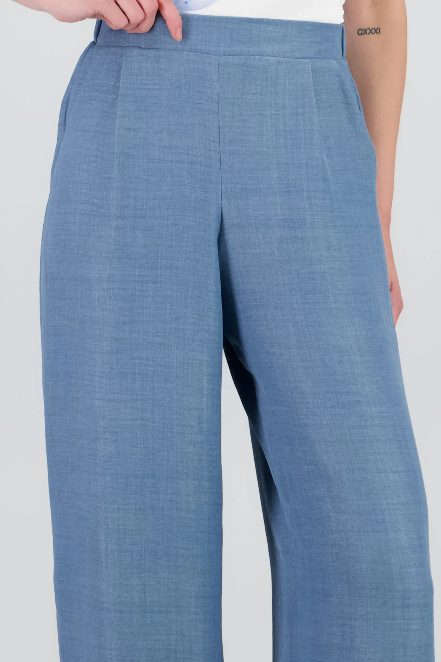 Shasa Wide Leg Pleated Pants