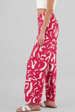Shasa Wide Leg Printed Pants