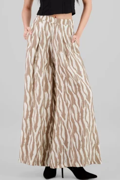 Shasa Wide Leg Printed Pants