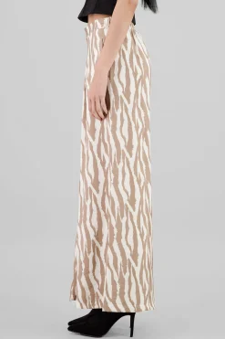 Shasa Wide Leg Printed Pants