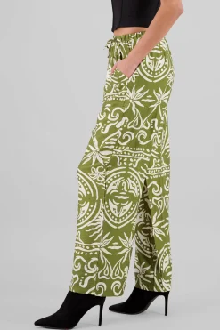Shasa Wide Leg Printed Pants