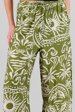 Shasa Wide Leg Printed Pants