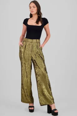 Shasa Wide Leg Sequin Pants