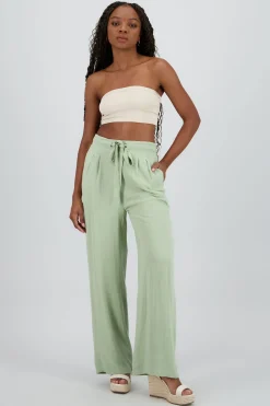 Shasa Wide Leg Striped Pants