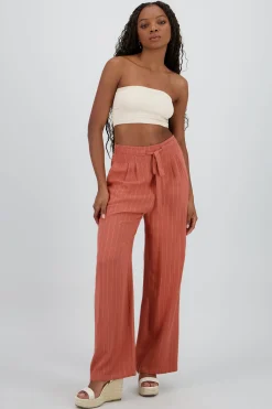 Shasa Wide Leg Striped Pants