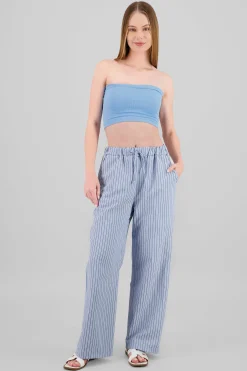 Shasa Wide Leg Striped Pants