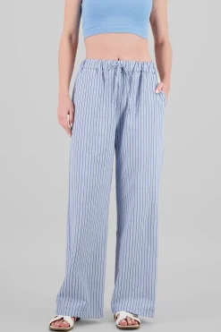 Shasa Wide Leg Striped Pants