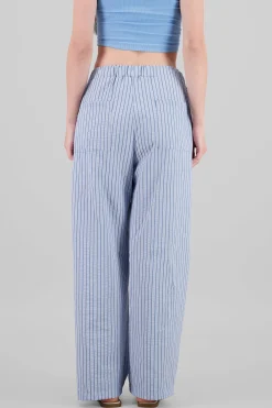 Shasa Wide Leg Striped Pants