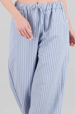Shasa Wide Leg Striped Pants
