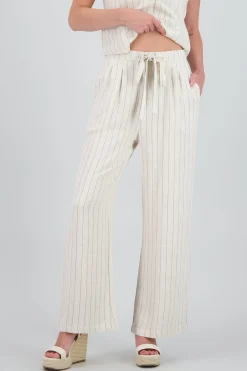 Shasa Wide Leg Striped Pants