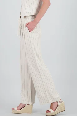 Shasa Wide Leg Striped Pants