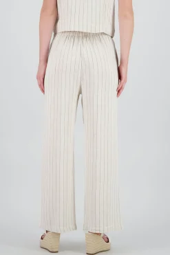 Shasa Wide Leg Striped Pants