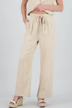 Shasa Wide Leg Striped Pants