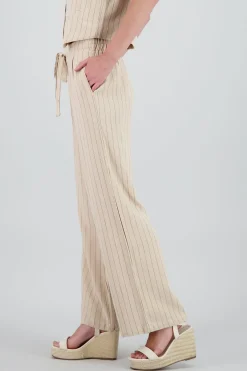 Shasa Wide Leg Striped Pants