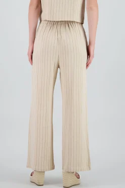 Shasa Wide Leg Striped Pants