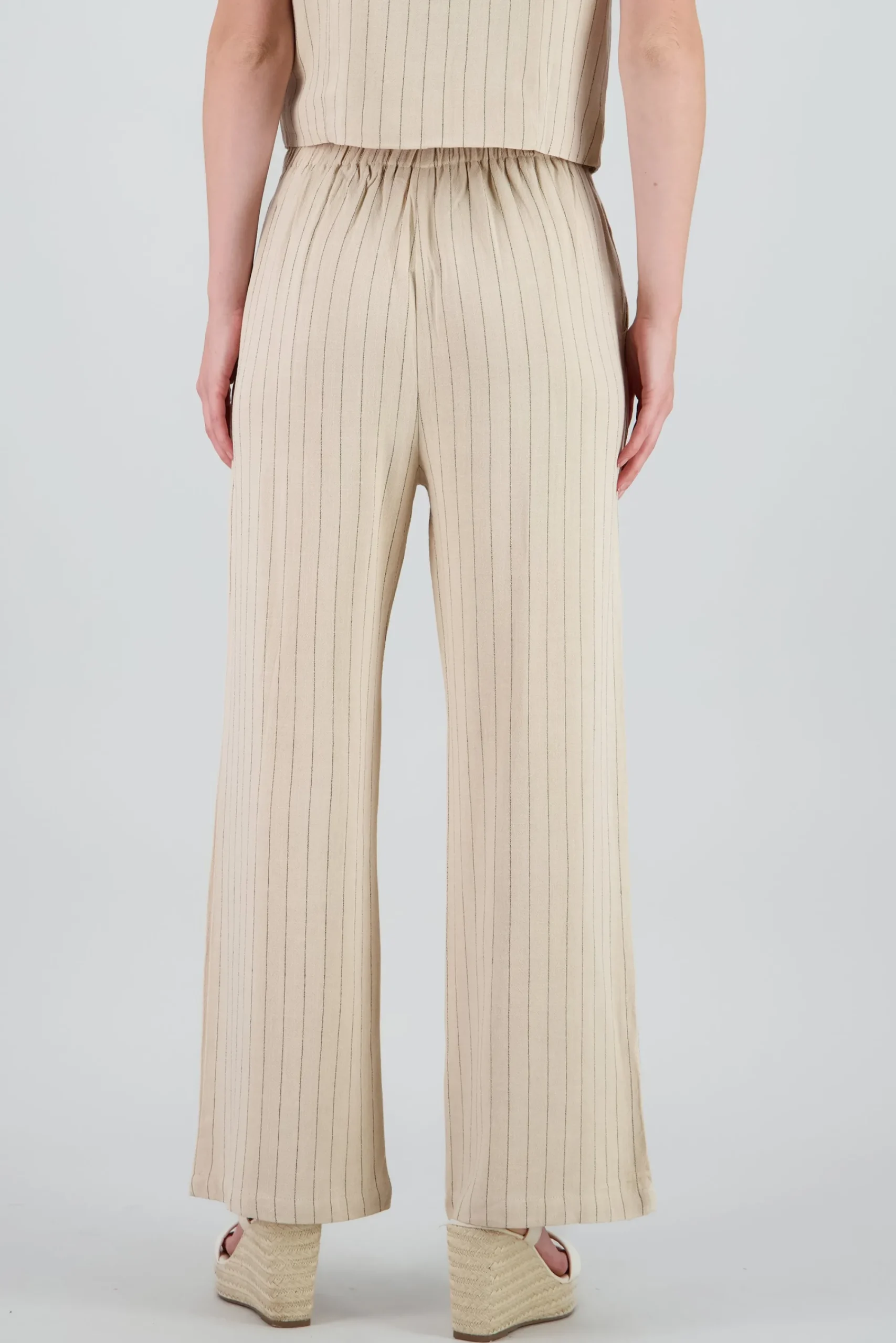 Shasa Wide Leg Striped Pants