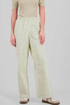 Shasa Wide Leg Striped Pants