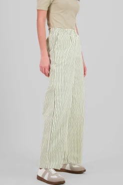 Shasa Wide Leg Striped Pants