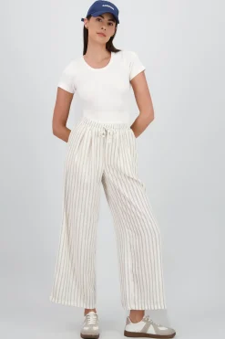 Shasa Wide Leg Striped Pants