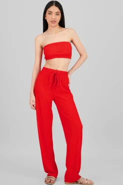 Shasa Wide leg textured pants