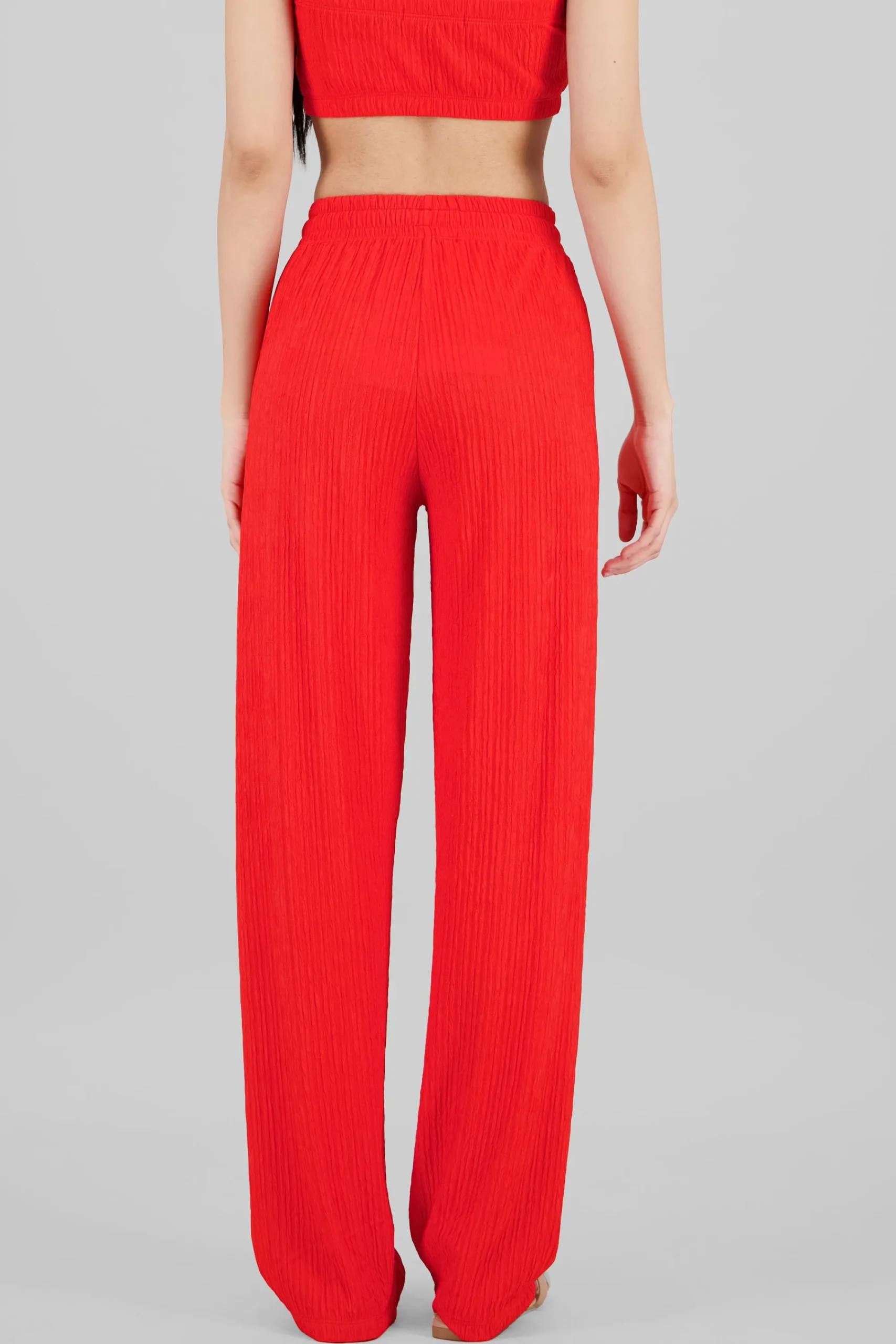 Shasa Wide leg textured pants