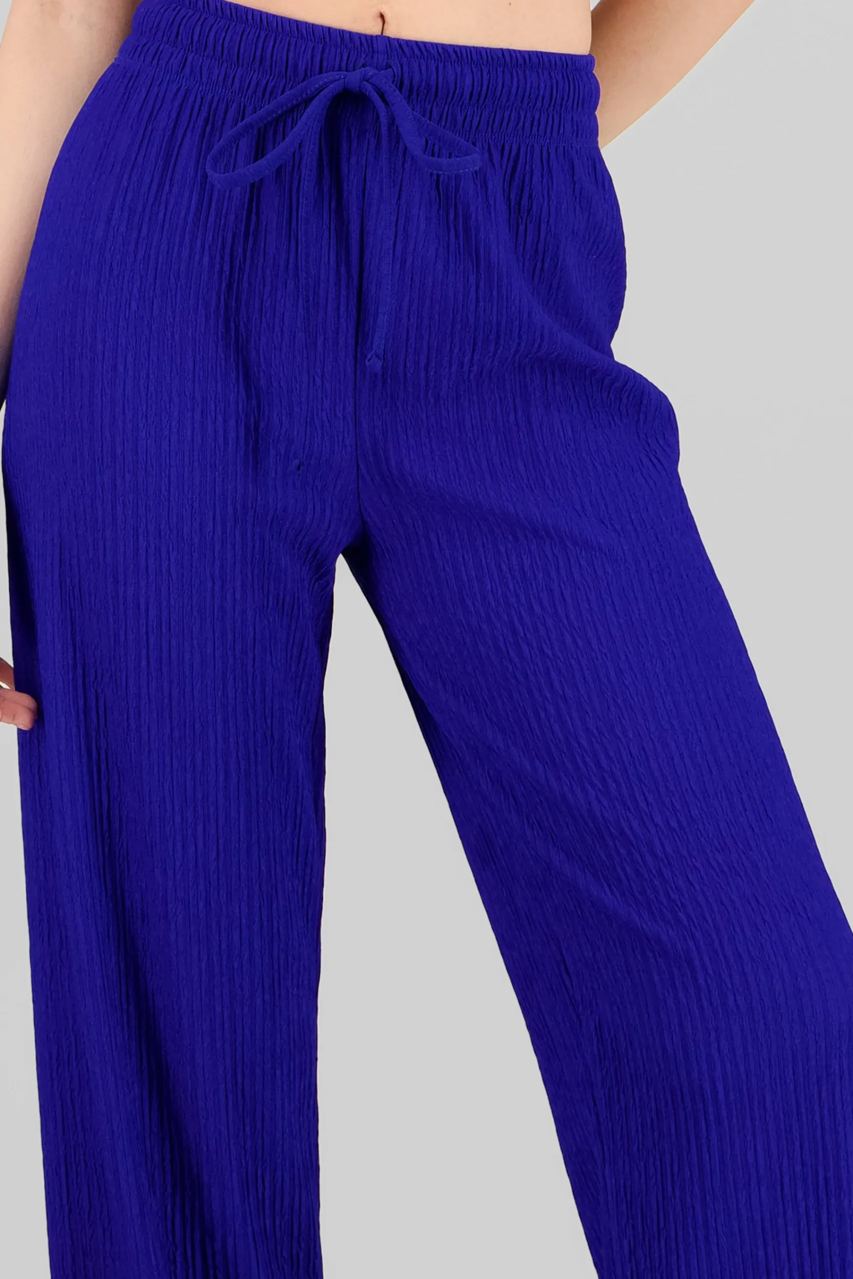 Shasa Wide leg textured pants