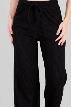 Shasa Wide leg textured pants