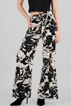 Shasa Wide Leg Tropical Pants