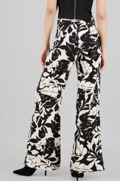 Shasa Wide Leg Tropical Pants
