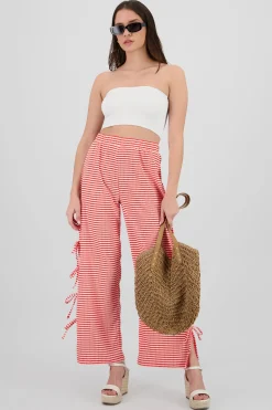 Shasa Wide Pants with Bow Detail